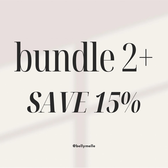 Bundle 2+, Get 15% Off - Picture 1 of 1